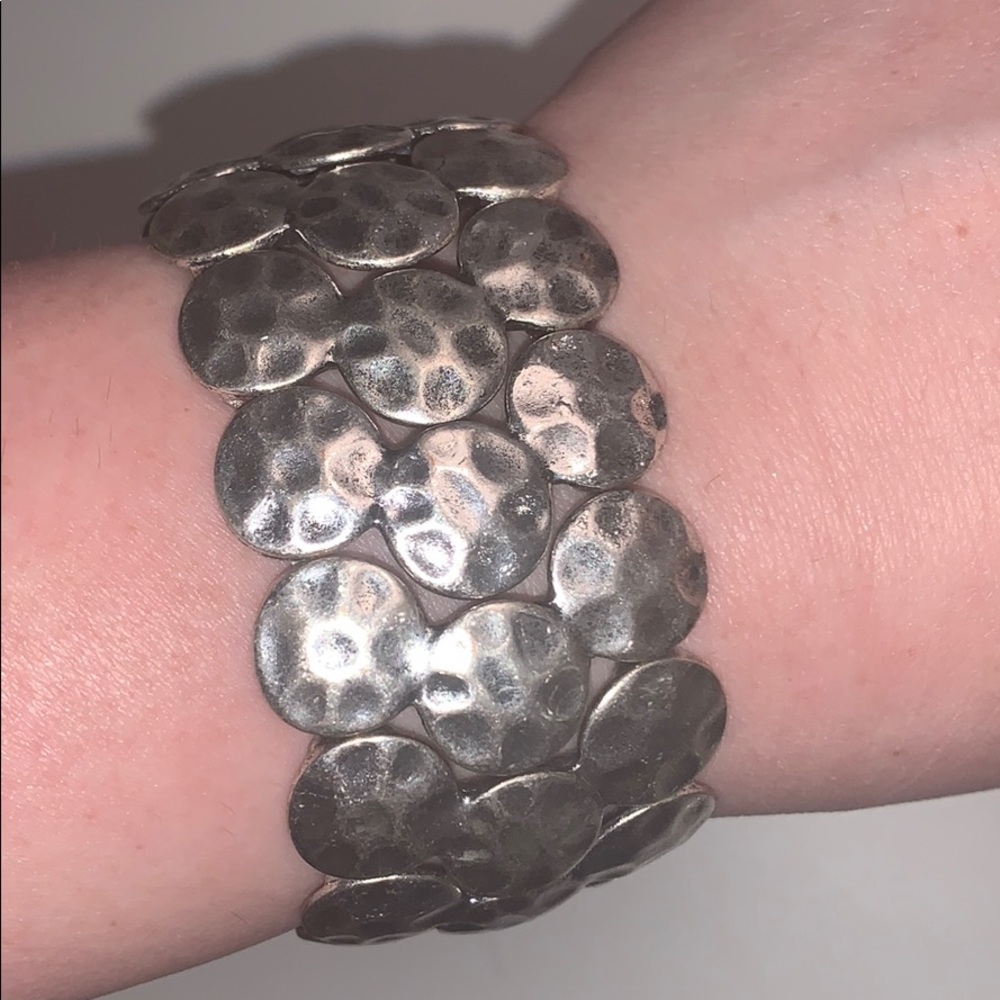 Silver stretch bracelet
